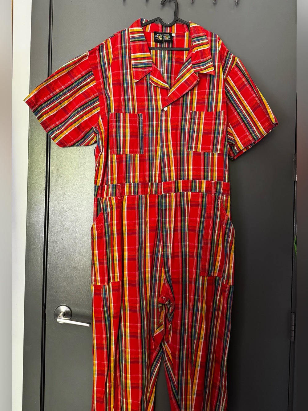 Big Bud Press Limited Edition Red Plaid Jumpsuit